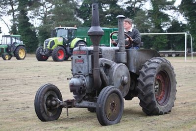 Classic Tractor at Bodham, North Norfolk, UK
