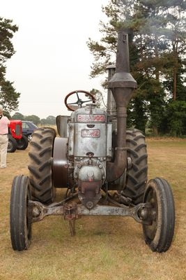 Steam Tractor at Bodham, North Norfolk, UK