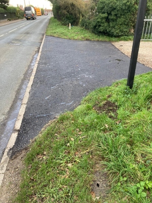 Entrance to Bodham Playing Field 2025